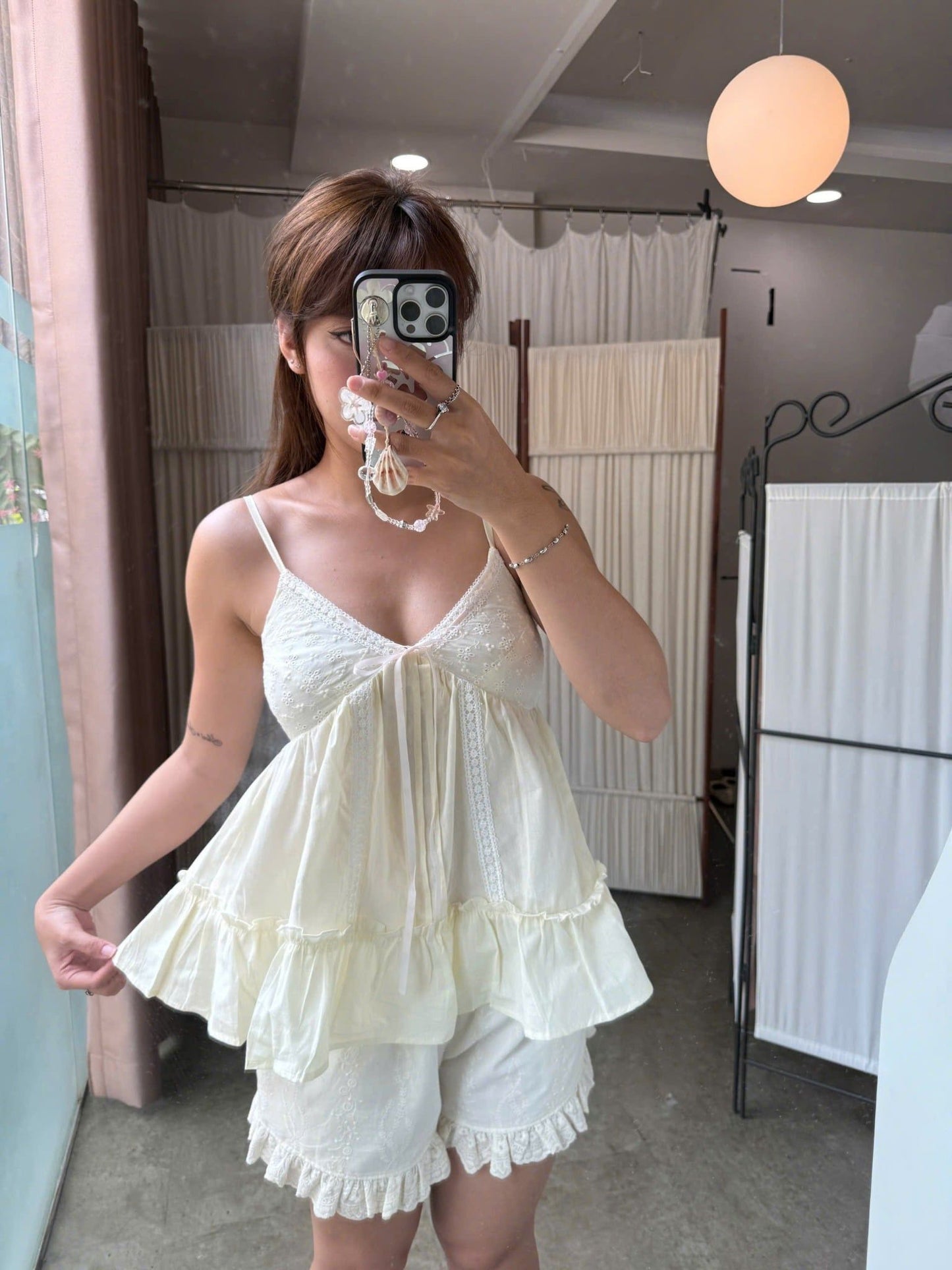 Esme Cream Cami Top