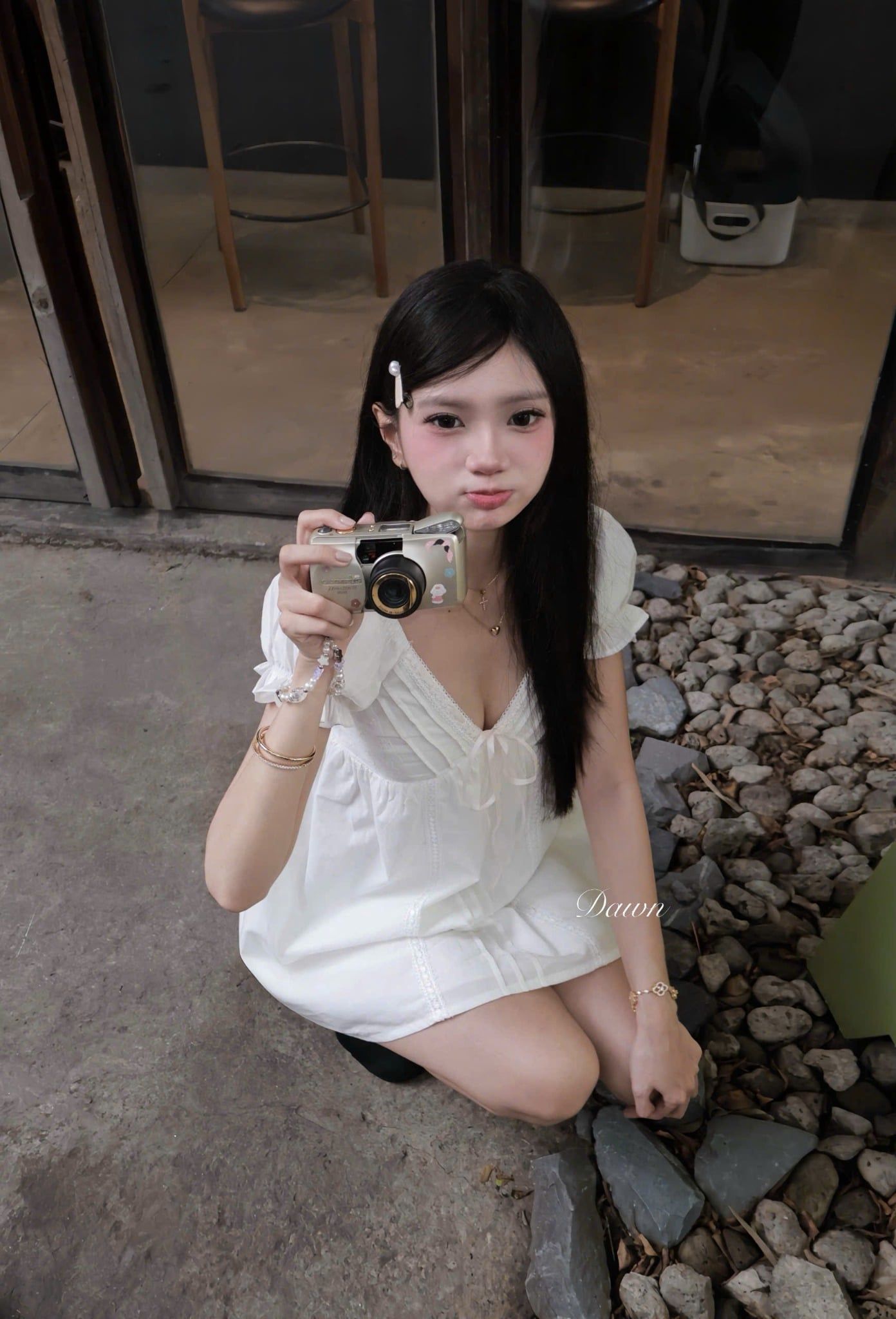 Esme's white dress