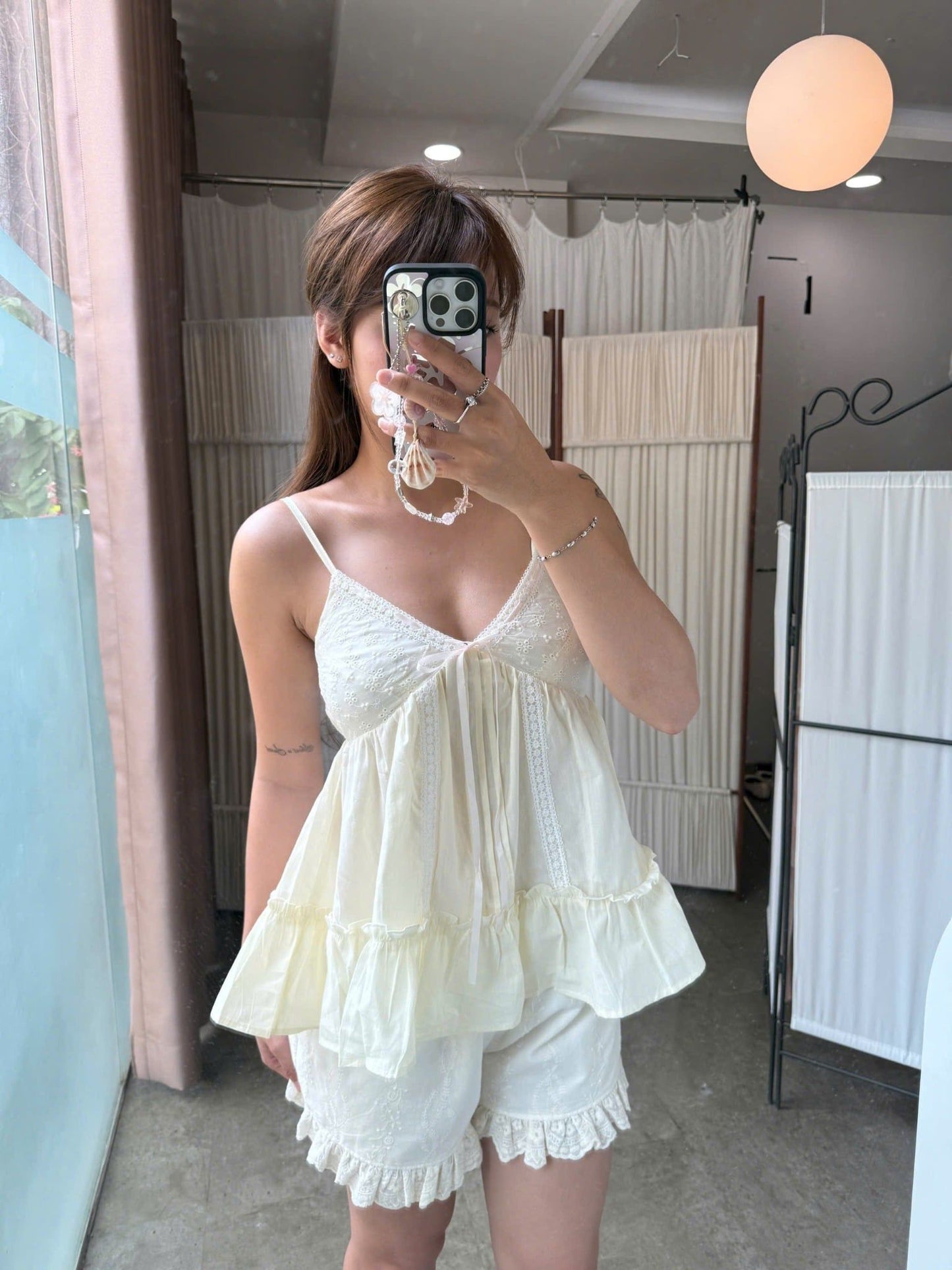 Esme Cream Cami Top