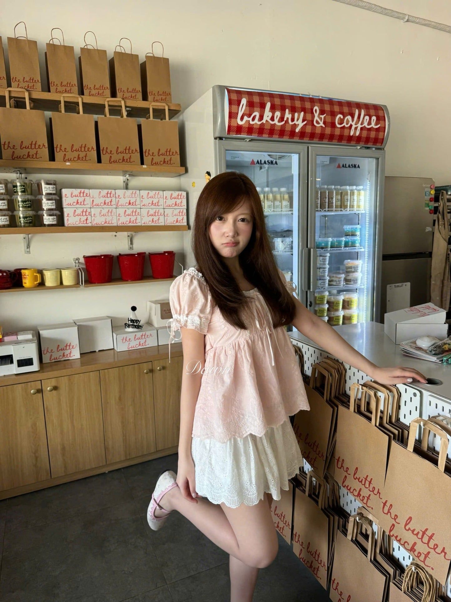 Yerin Pink Top